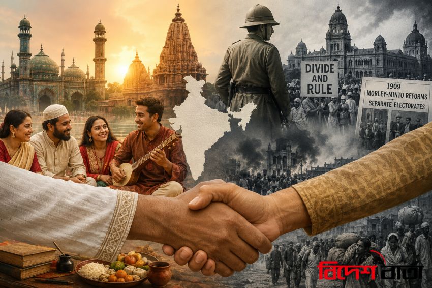 হিন্দু-মুসলিম সম্পর্ক: ব্রিটিশ শাসন কি বিভাজনের কারণ?