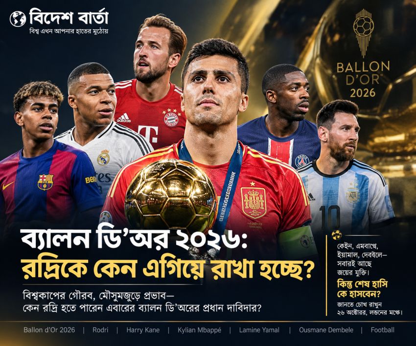 ব্যালন ডি’অর ২০২৬ লড়াইয়ে কে এগিয়ে আছে?