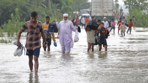 ভয়াবহ বন্যার কবলে সিলেটবাসী
