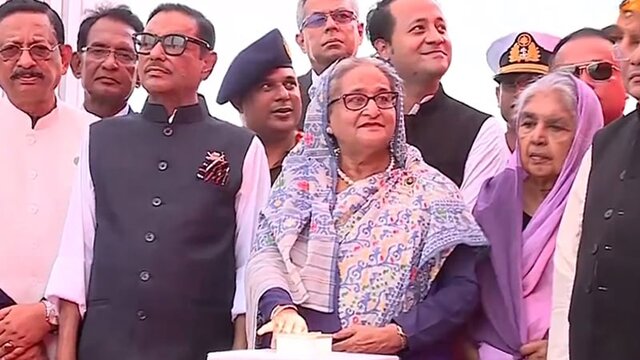 বঙ্গবন্ধু টানেল উদ্বোধন করলেন প্রধানমন্ত্রী