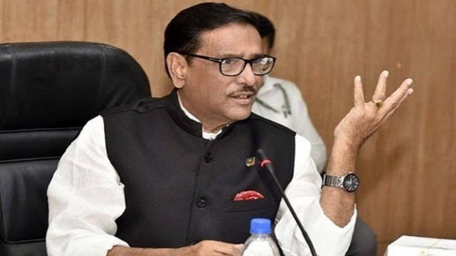 আক্রমণ করলে পাল্টা আক্রমণ হবে কি না সময় বলে দেবে: ওবায়দুল কাদের