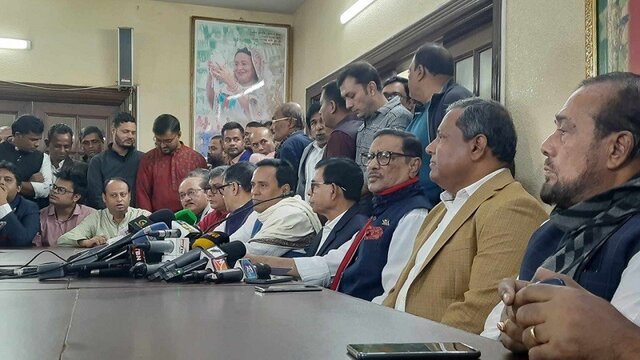 জনগণ বিএনপির বিরুদ্ধে অসহযোগ শুরু করেছে: ওবায়দুল কাদের