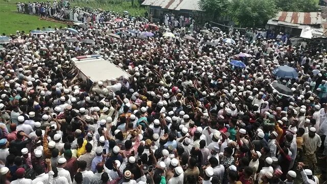 পিরোজপুরে পৌঁছেছে আল্লামা দেলোয়ার হোসাইন সাঈদীর মরদেহ