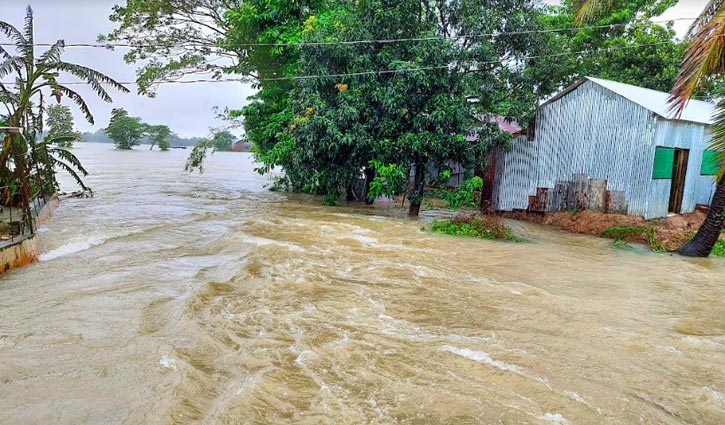 সুনামগঞ্জে সুরমার পানি বেড়েছে ২৮ সেন্টিমিটার, বন্যার শঙ্কা