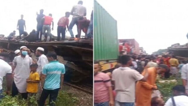 ভৈরবে ট্রেন দুর্ঘটনা, ১৭ জনের মরদেহ উদ্ধার 