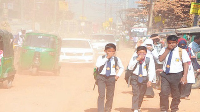 রাজধানীর বায়ু আজ ‘বিপজ্জনক’