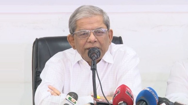 আন্দোলনকারী সব দল নিয়ে জাতীয় সরকার গঠন করব: মির্জা ফখরুল