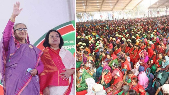 আওয়ামী লীগই দেশের মানুষকে কিছু দিতে পারে: শেখ হাসিনা