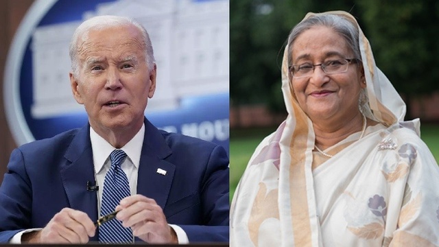 শেখ হাসিনাকে বাইডেনের চিঠি