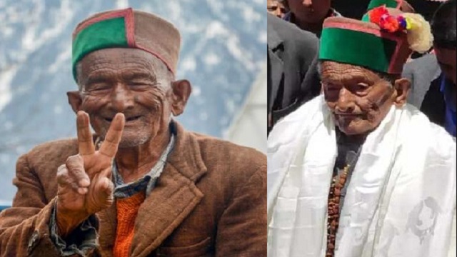 ১০৫ বছর বয়সে মারা গেলেন ভারতের প্রথম ভোটার