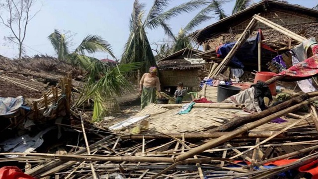 মোখার আঘাত; মিয়ানমারে নিহতের সংখ্যা বেড়ে ১৪৫